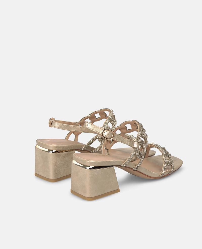 SANDALIA ALTURA MEDIA DOBLE TIRA