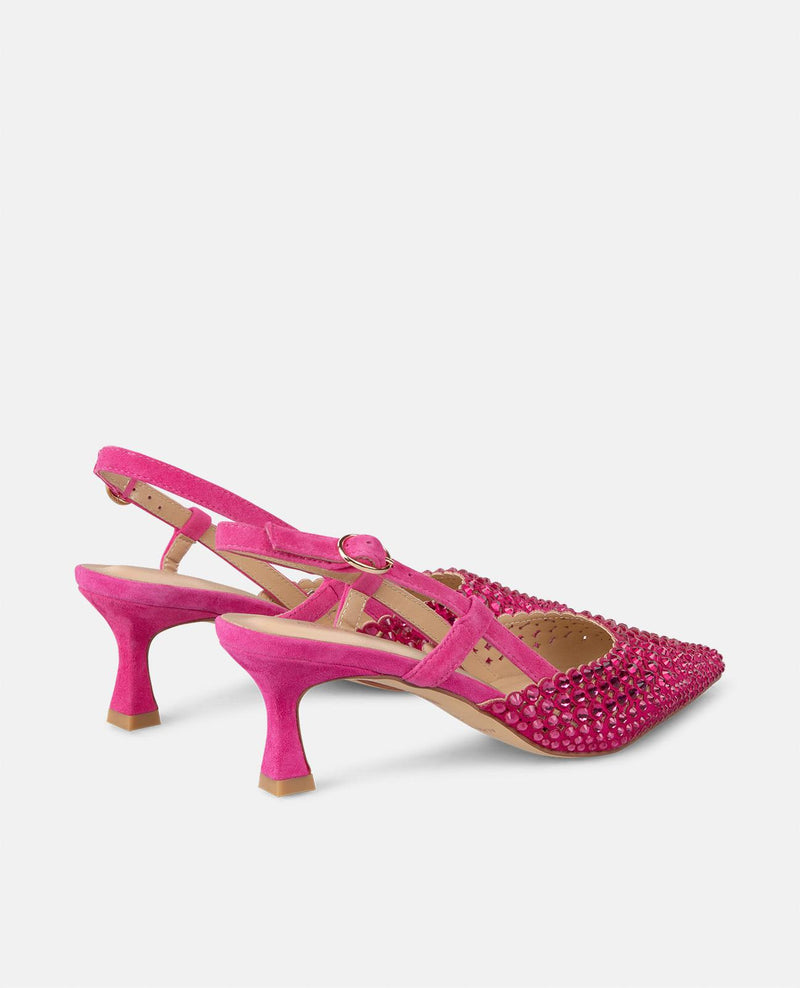 HEELED WITH RHINESTONES