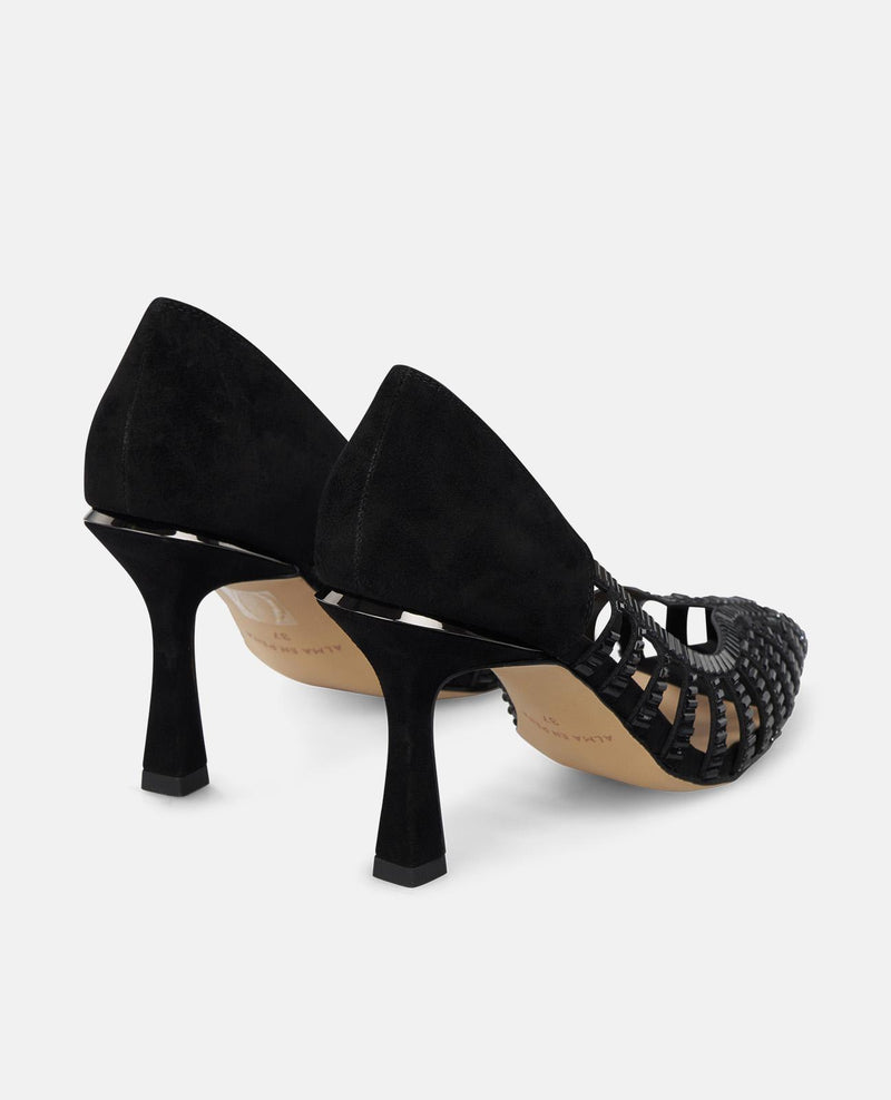 SCHUHE MIT ABSÄTZEN MIT SPIEGELEFFEKT