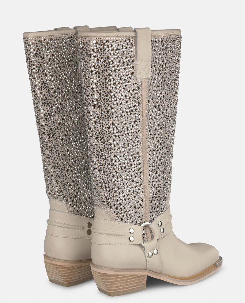 OPENWORK BOOT WITH DETAILS