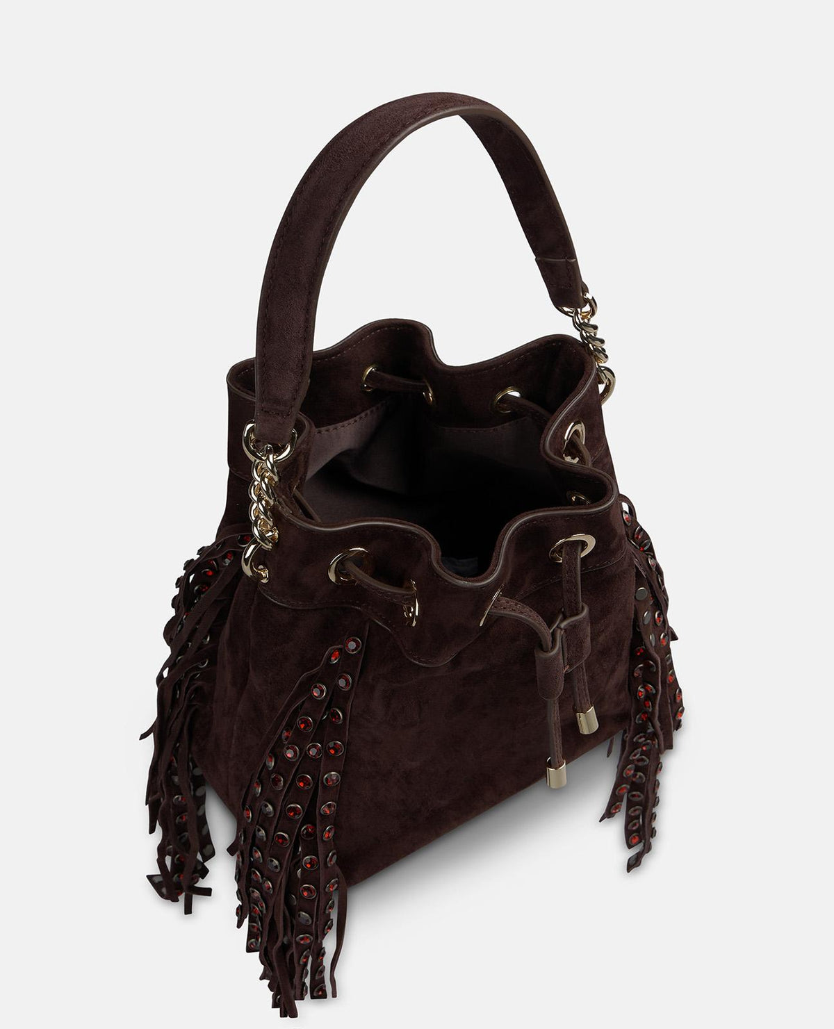 SUEDE CANDY BAG WITH FRINGE