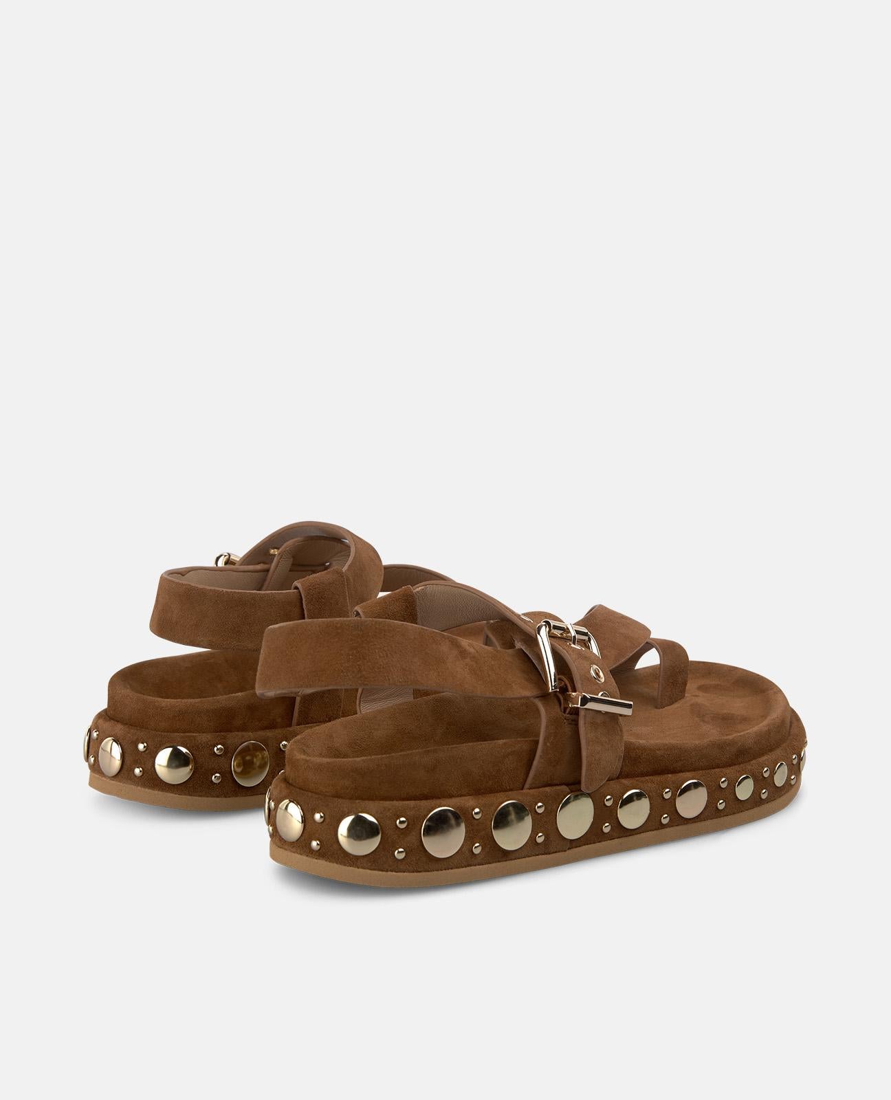 SANDÁLIA PLATAFORMA TACHAS MULTICOLOR