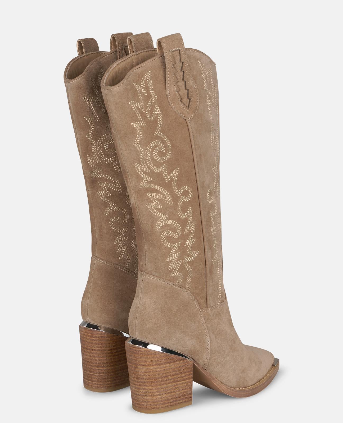 BOTA COWBOY DE PIEL