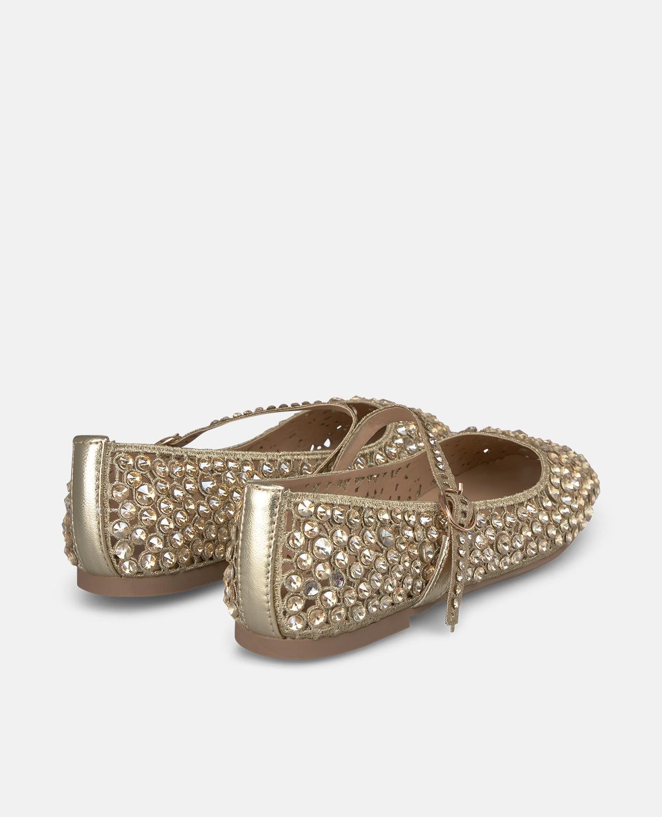 BAILARINAS METALIZADAS CON TACHAS