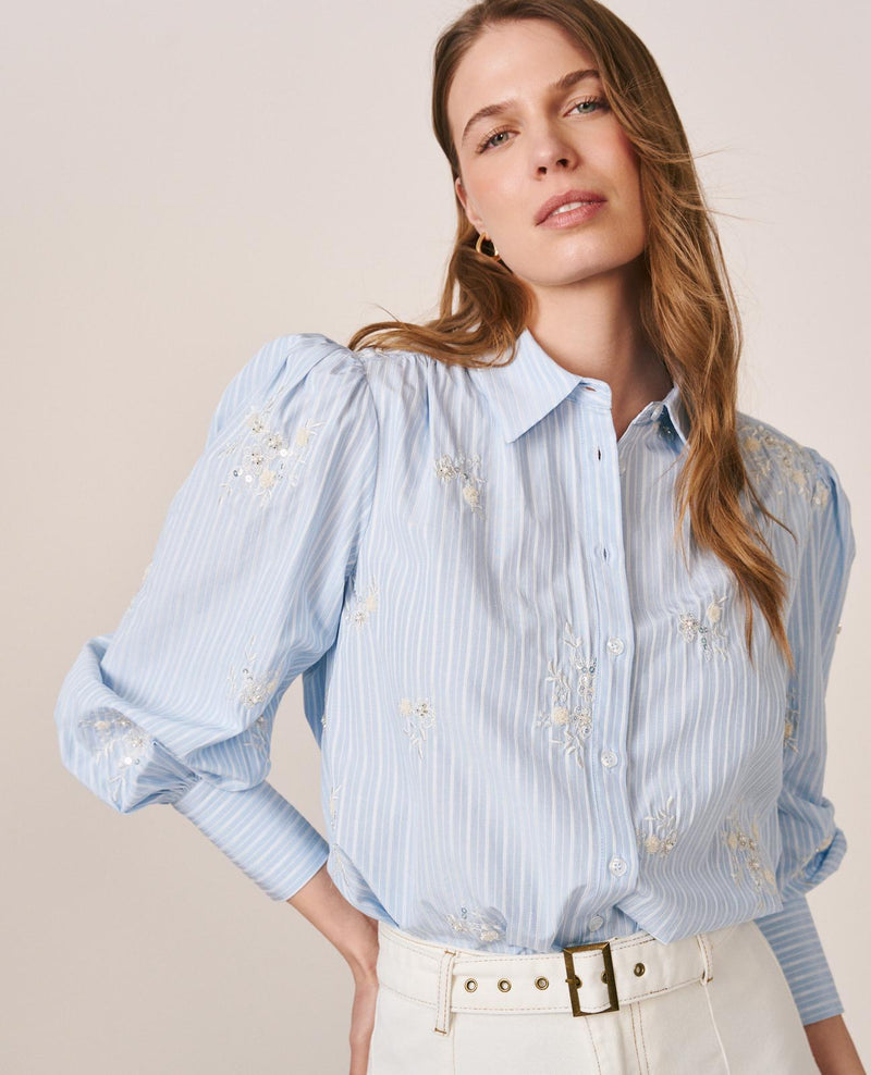 CAMISA POPELÍN RAYAS