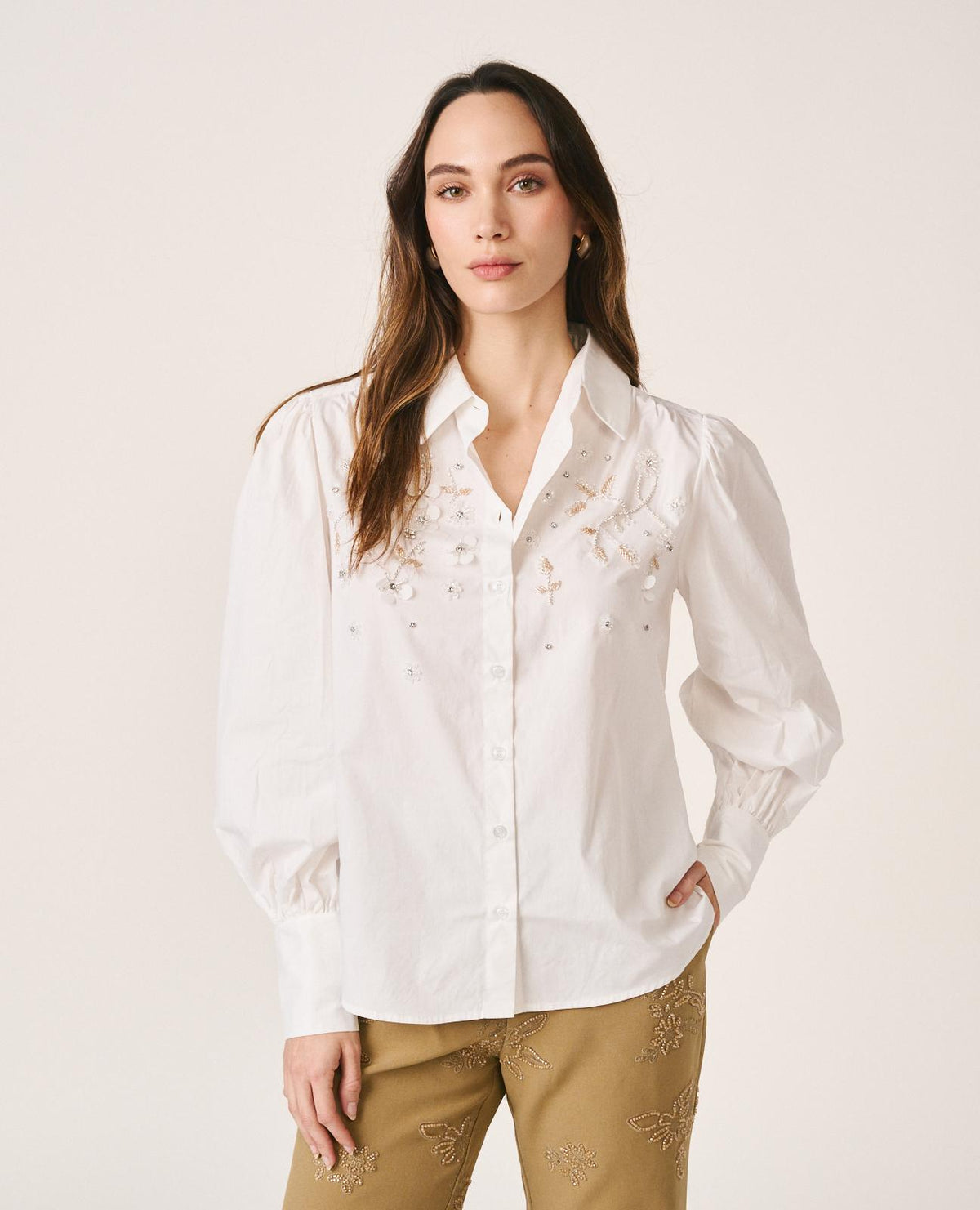 CAMISA ADORNO PEDRERÍA