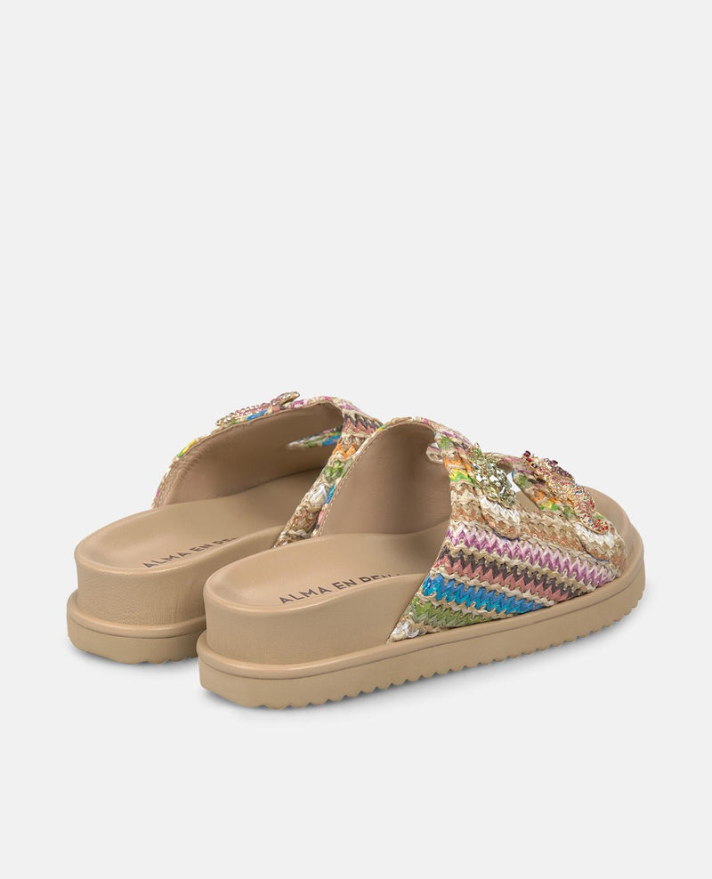 SANDALIA RAFIA CON DETALLE ESTRELLA