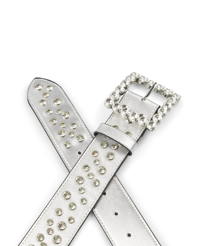 STUDDED LEATHER BELT