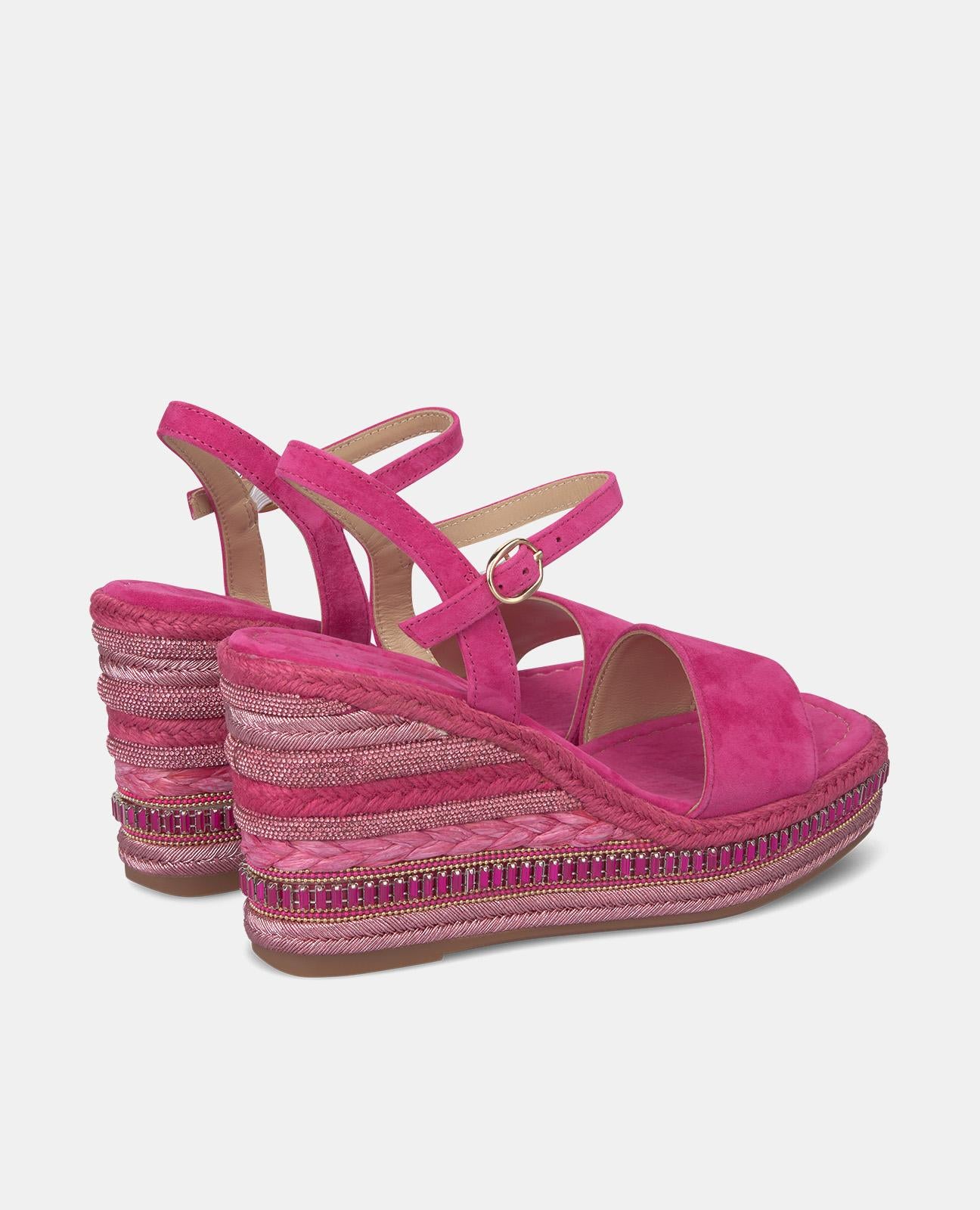 WEDGE WITH RHINESTONES