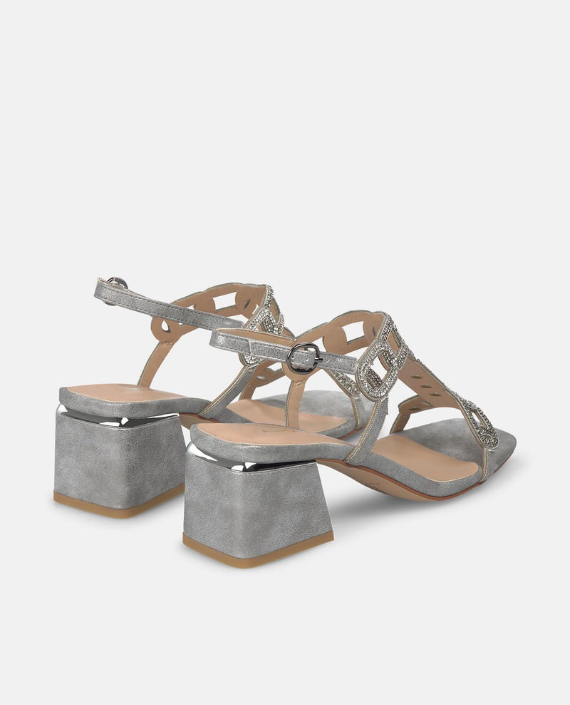 SANDALIA ALTURA MEDIA EN T CON PEDRERIA