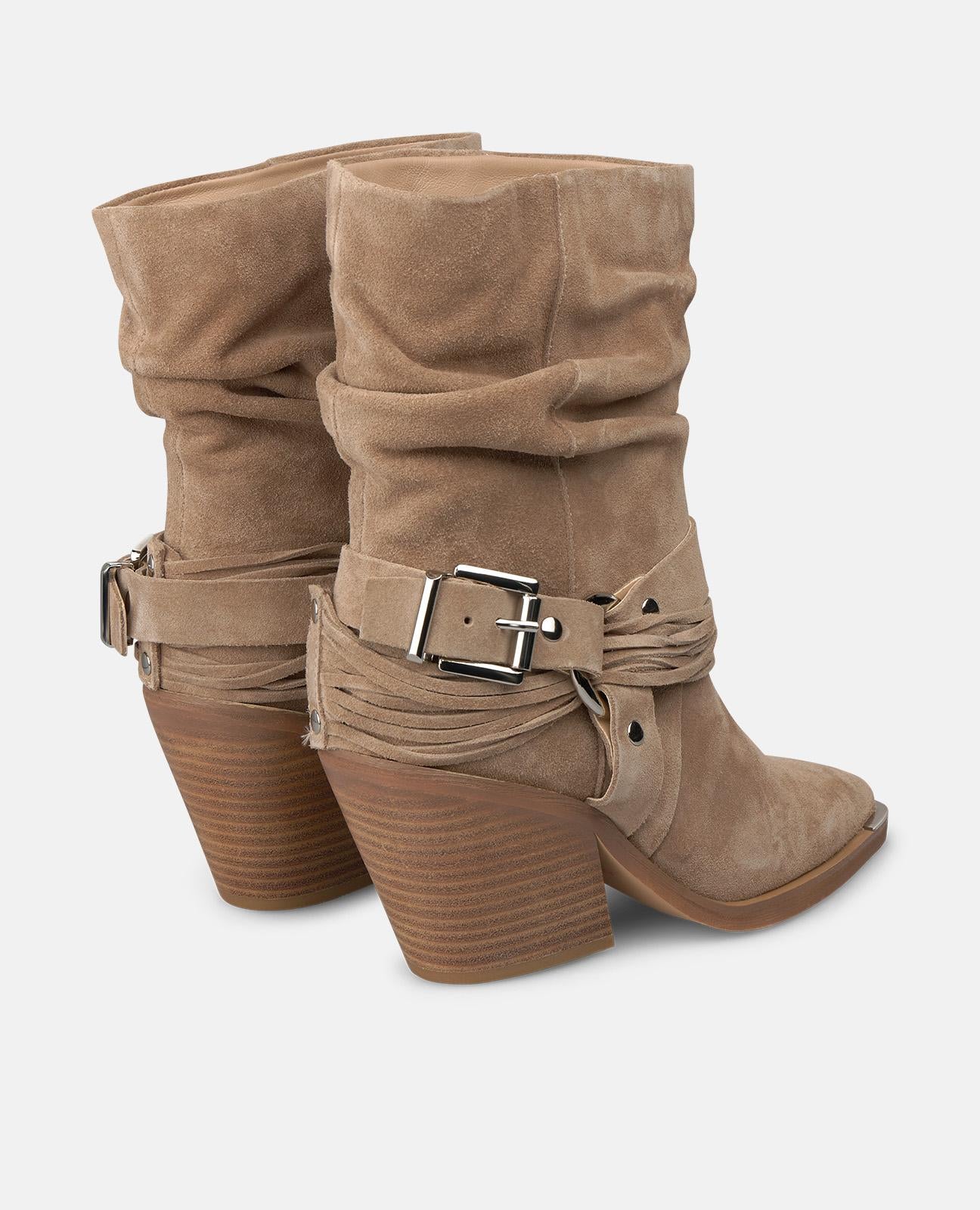 BOTA DE ANTE EFECTO FRUNCIDO