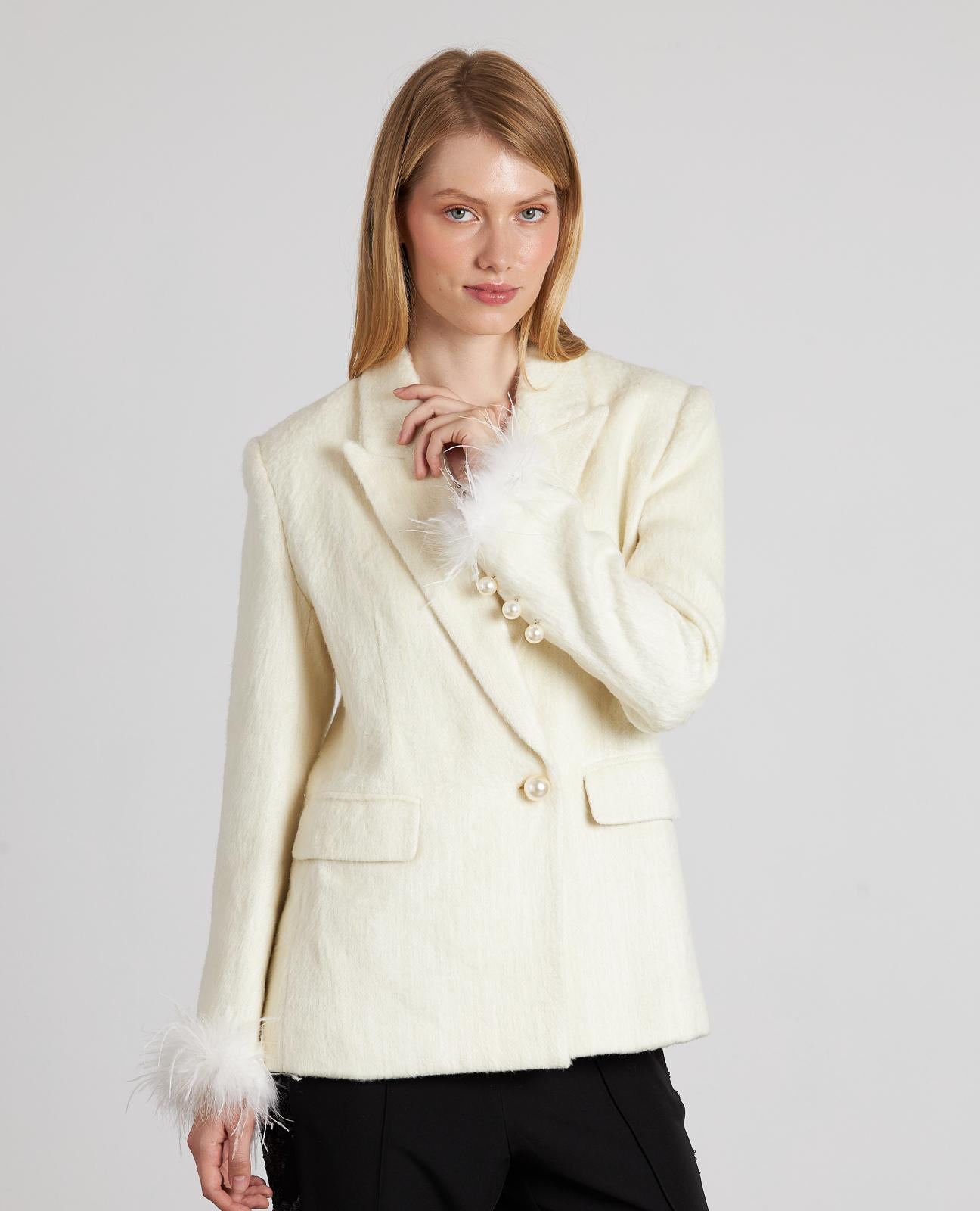 BLAZER BOTÓN PERLA