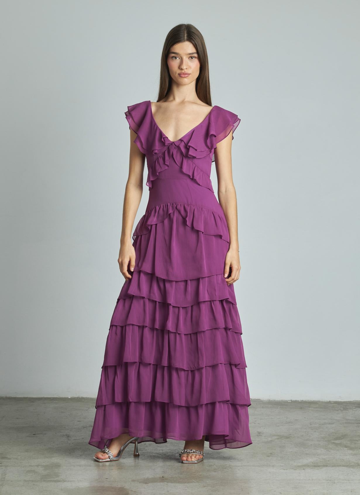 VESTIDO TIRANTES CON VOLANTES