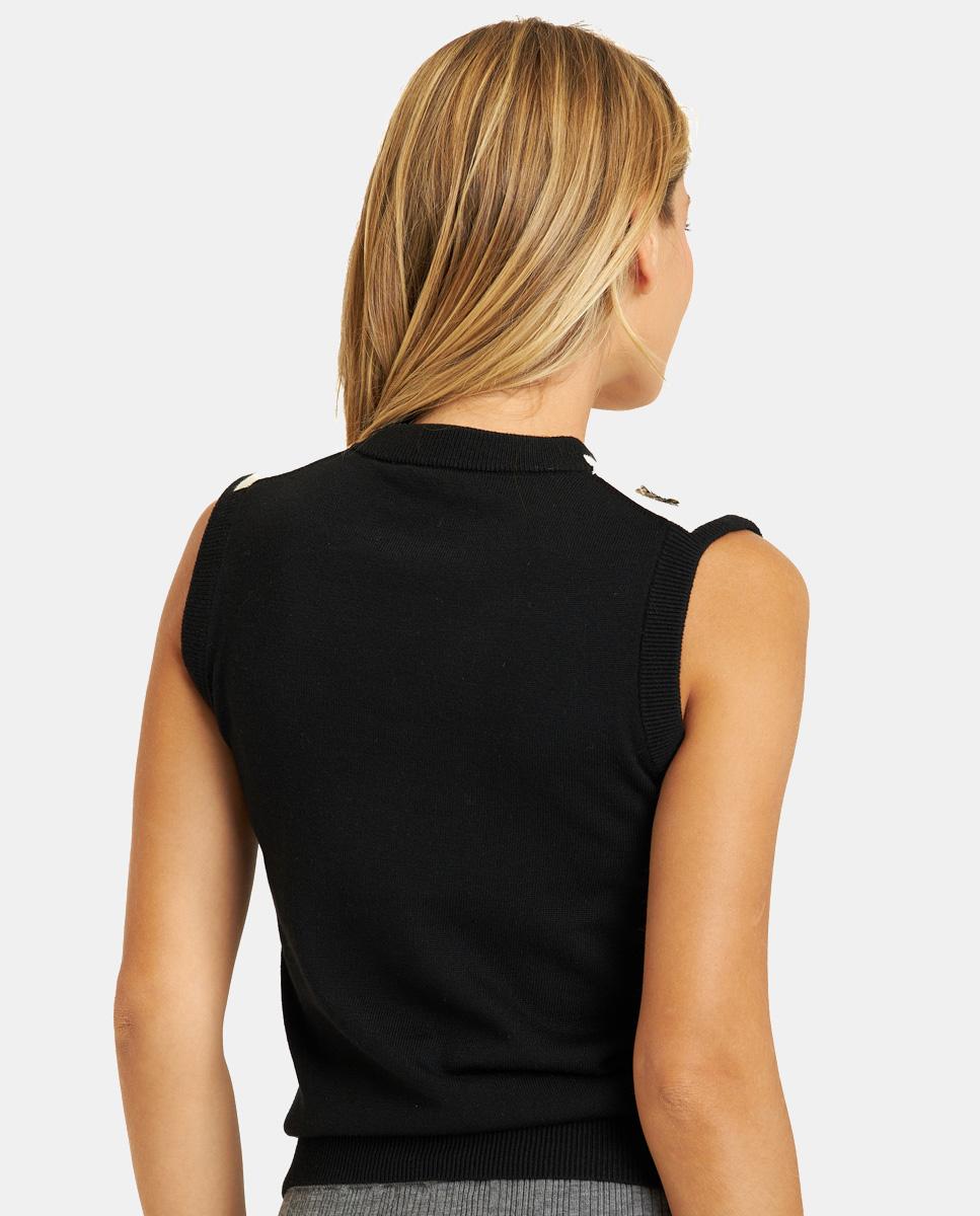 PULL EN MAILLE PERLÉE