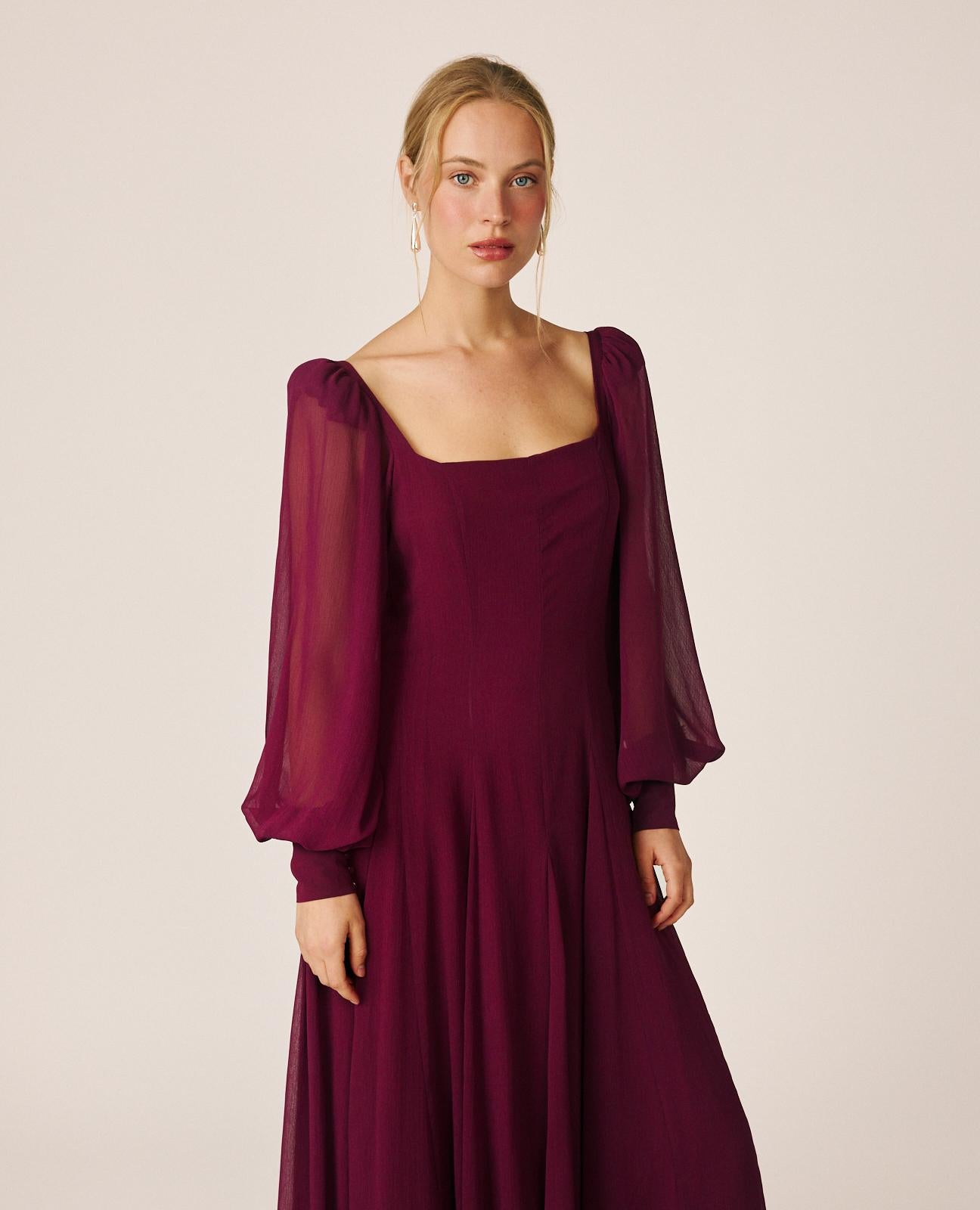 VESTIDO LARGO GASA
