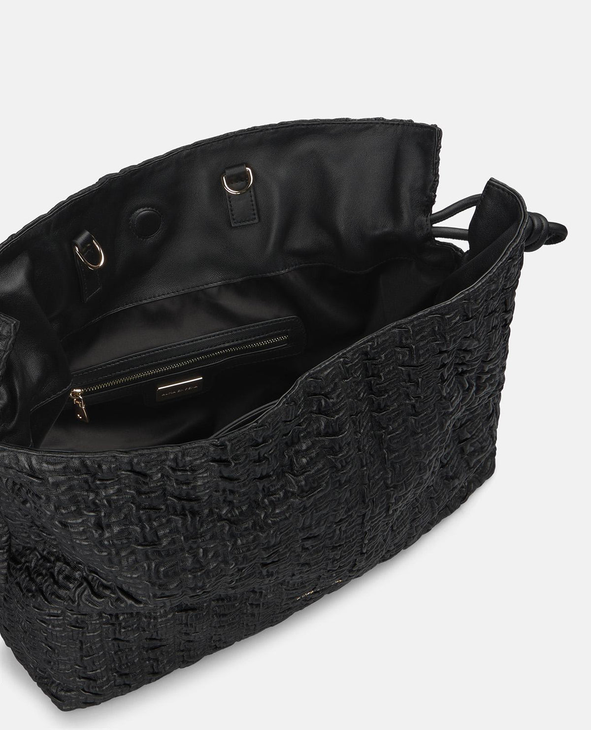 BOLSO BOMBONERA PIEL TEXTURIZADA