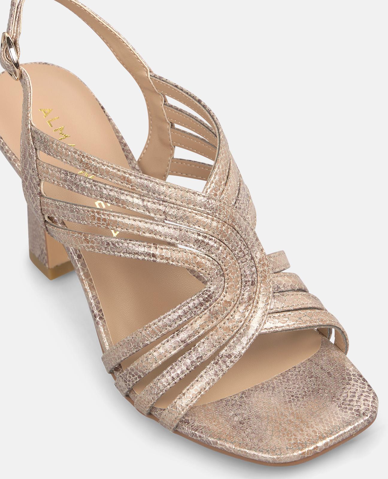 SANDALIA MEDIA MULTIPLES TIRAS