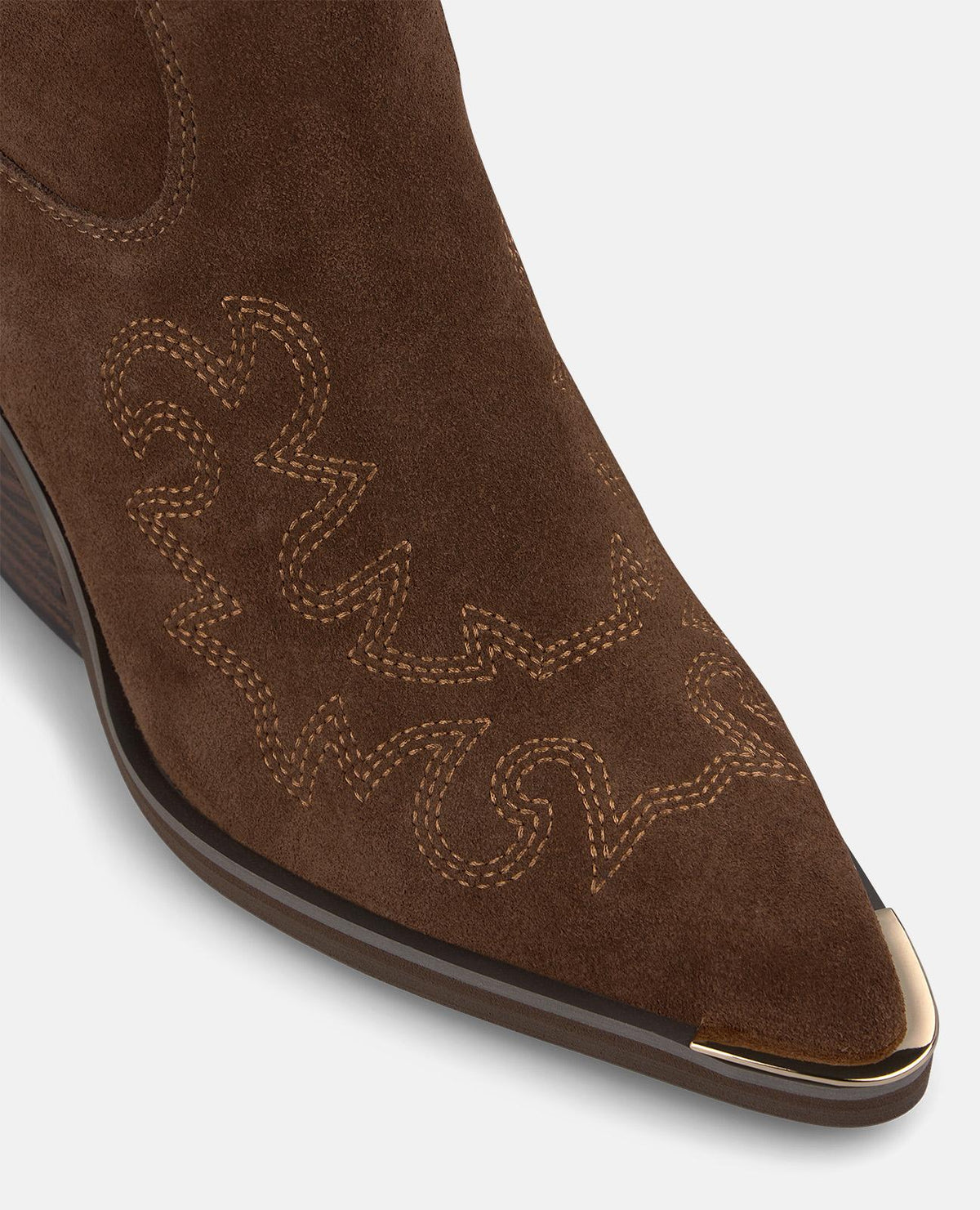 SUEDE COWBOY BOOTS