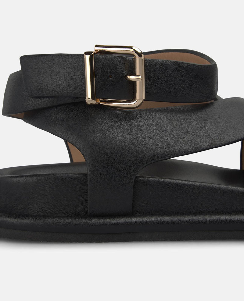 SANDALIA PLANA AL TOBILLO