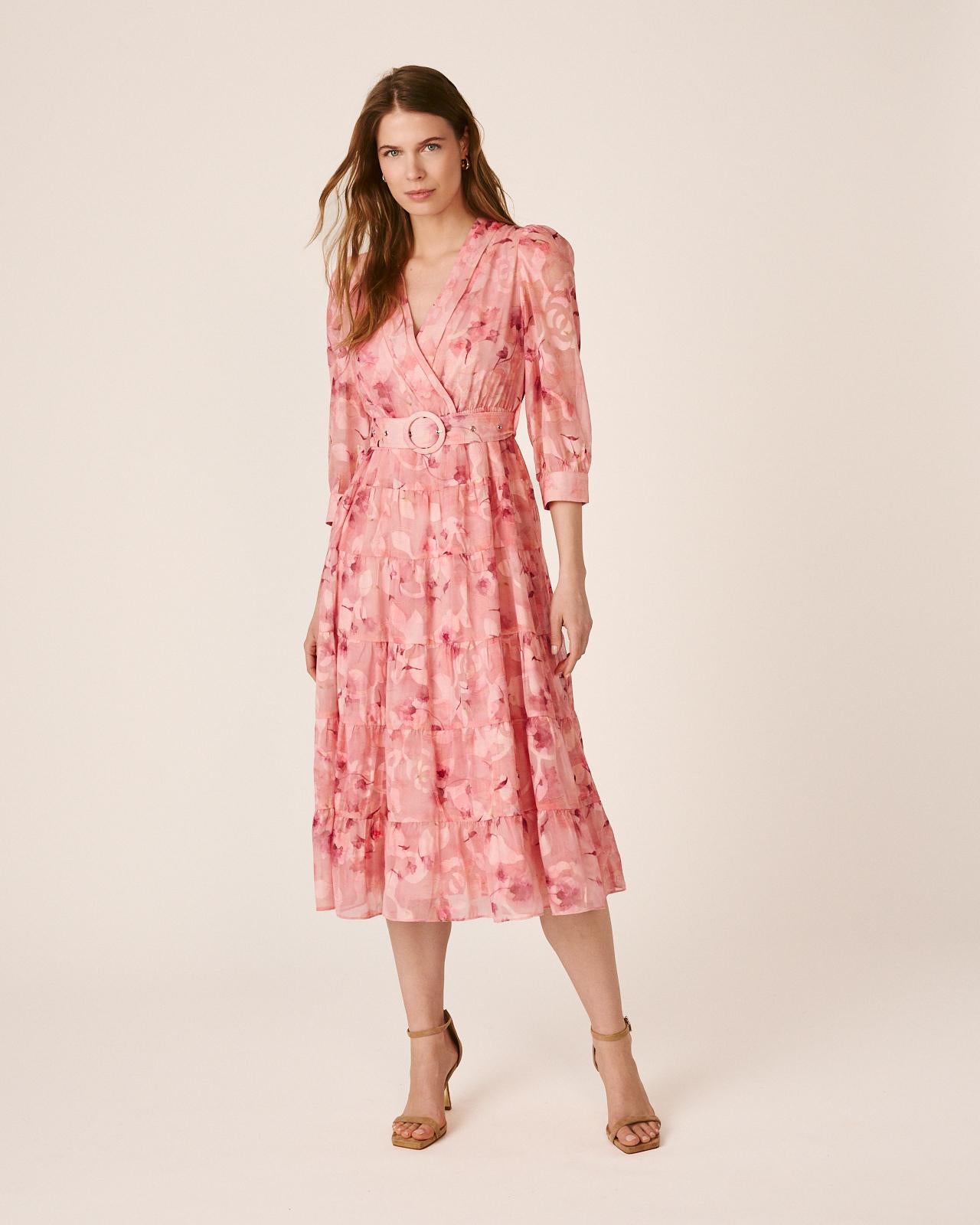 VESTIDO LONGO DE GASA