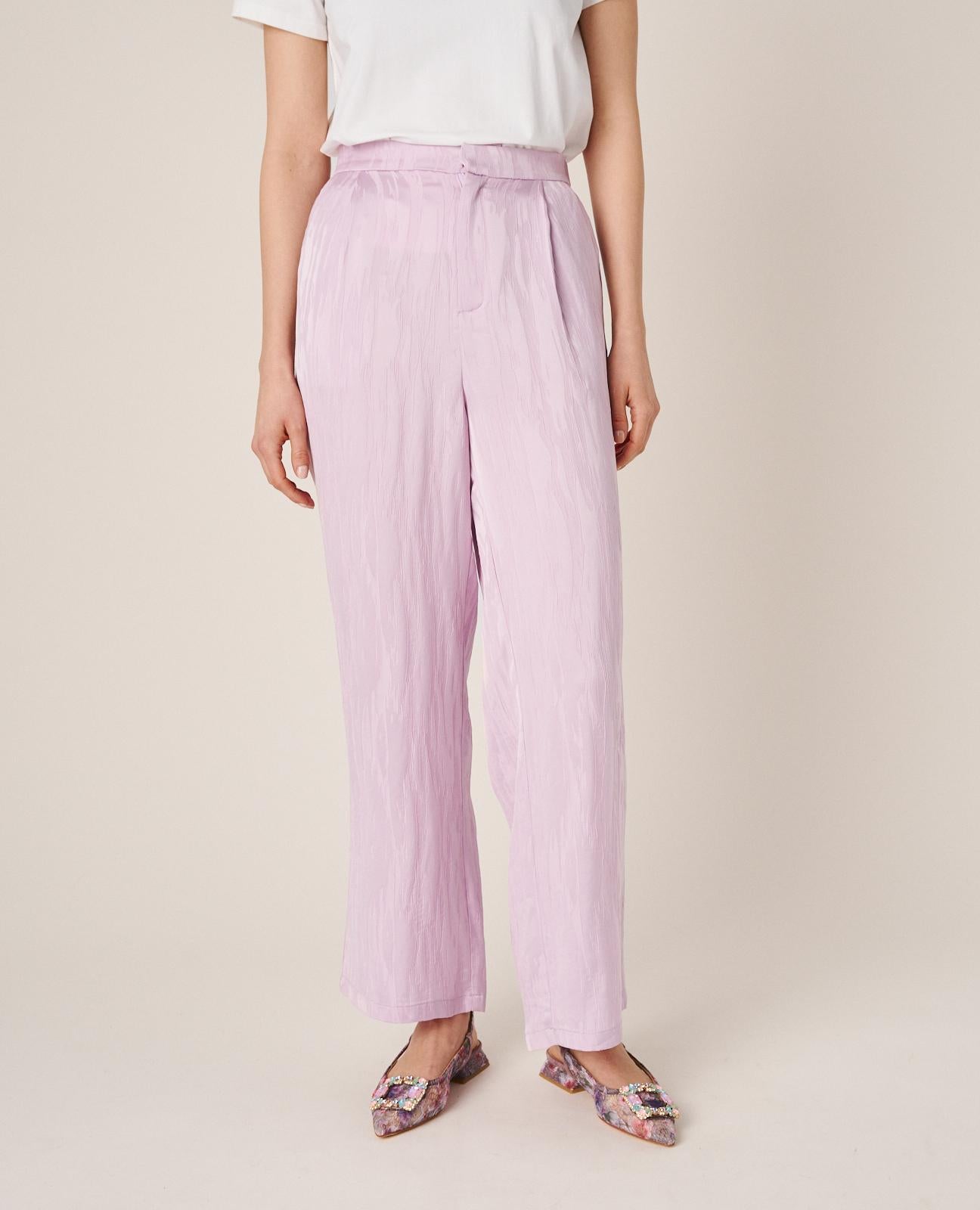 PANTALÓN TIRO ALTO TEXTURA