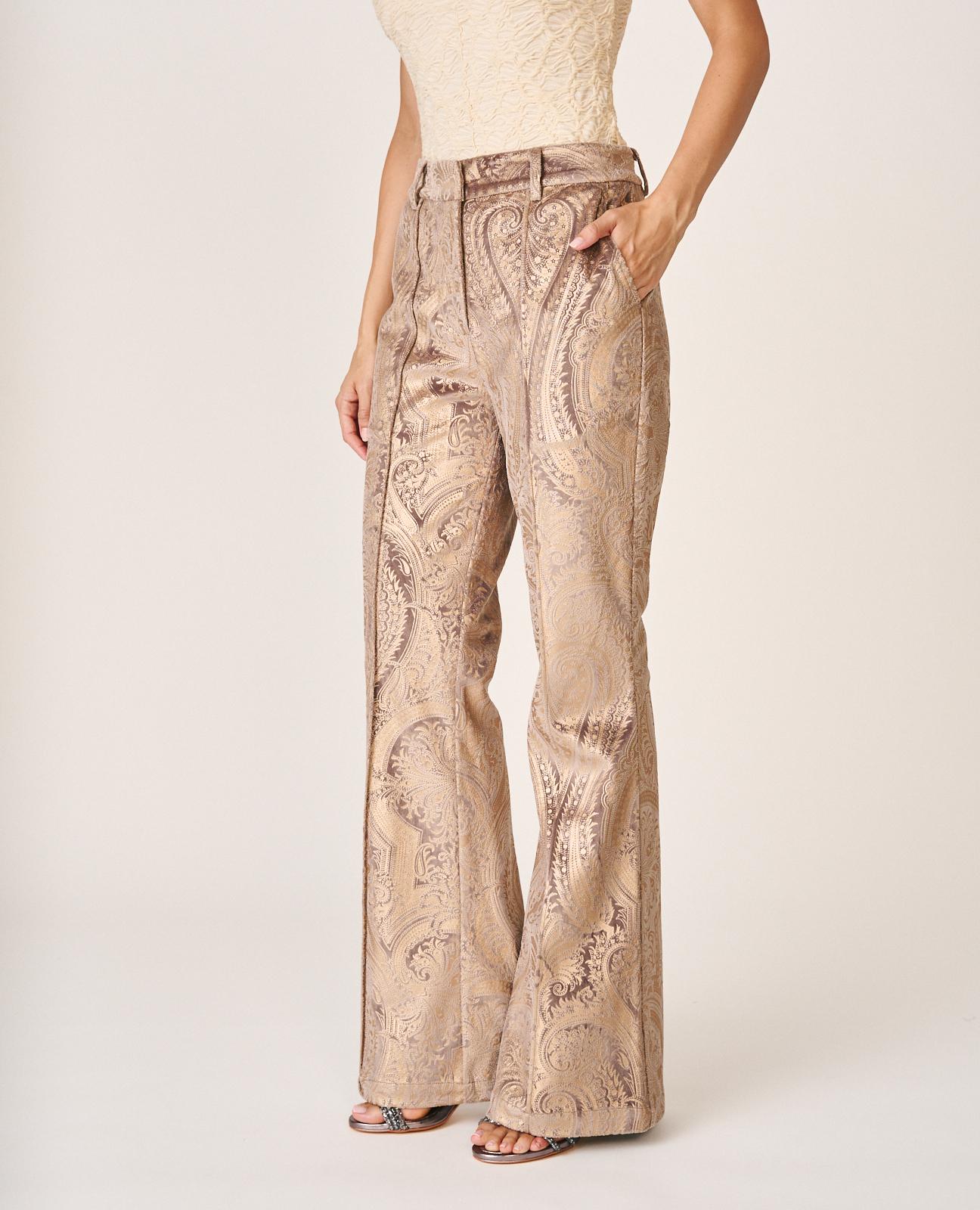 PANTALÓN FLARE ESTAMPADO