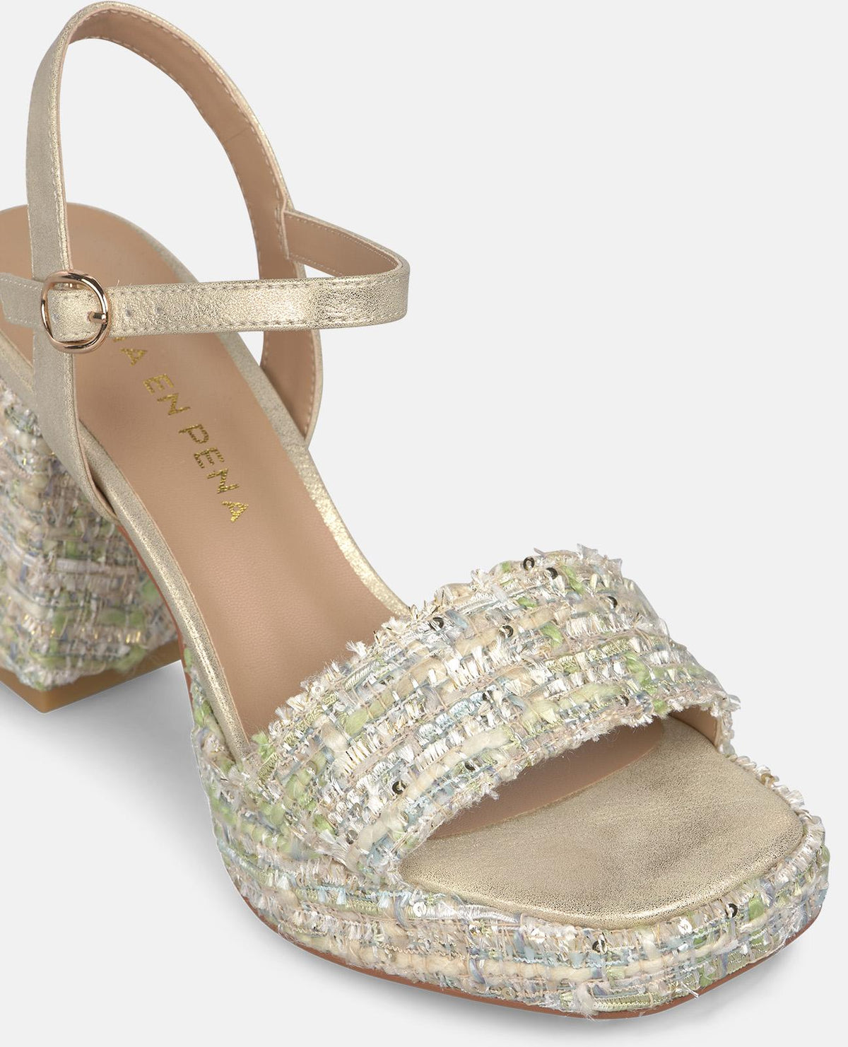 SANDALI ALTI MULTICOLORI