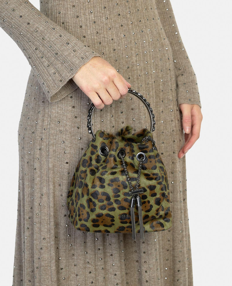 BOWLER BAG WITH PENDANT DETAIL