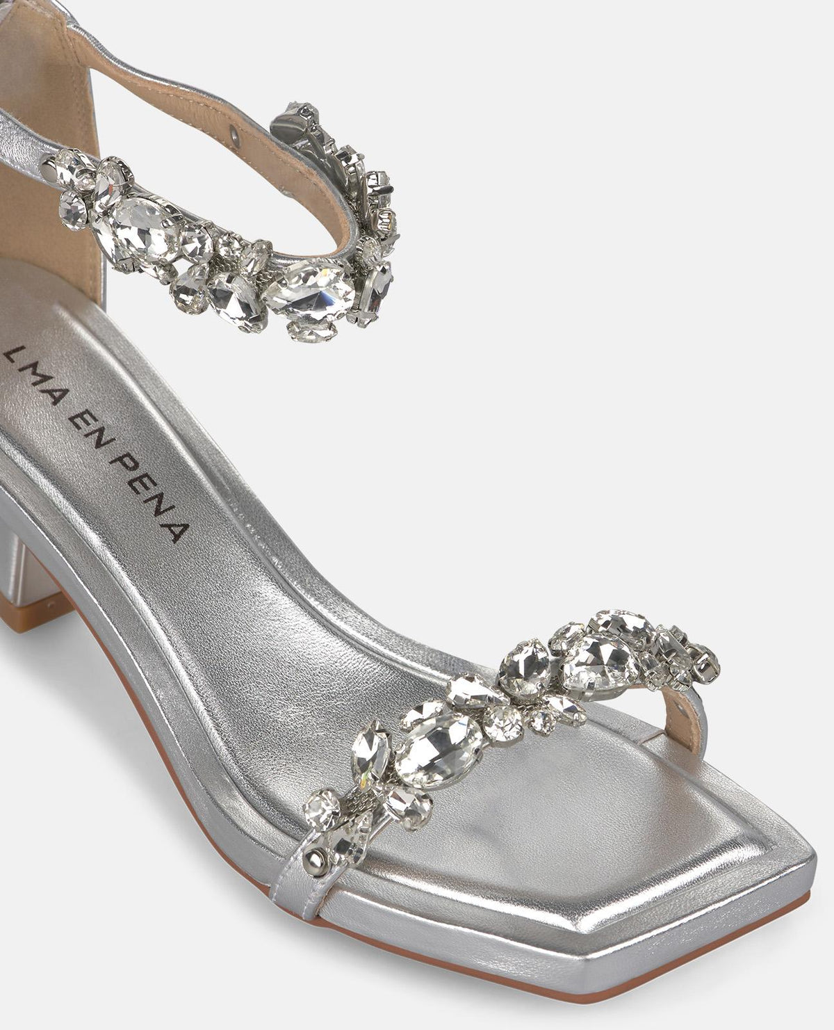 SANDALS WITH Rhinestone Embellishments