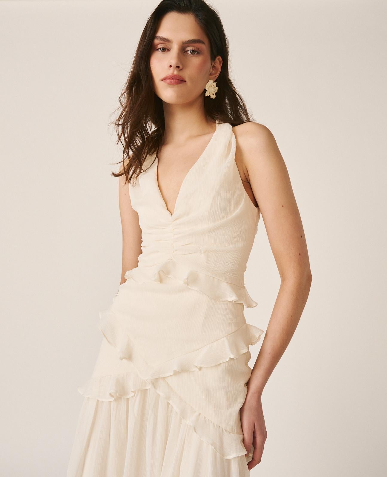 VESTIDO ESPALDA CRUZADA