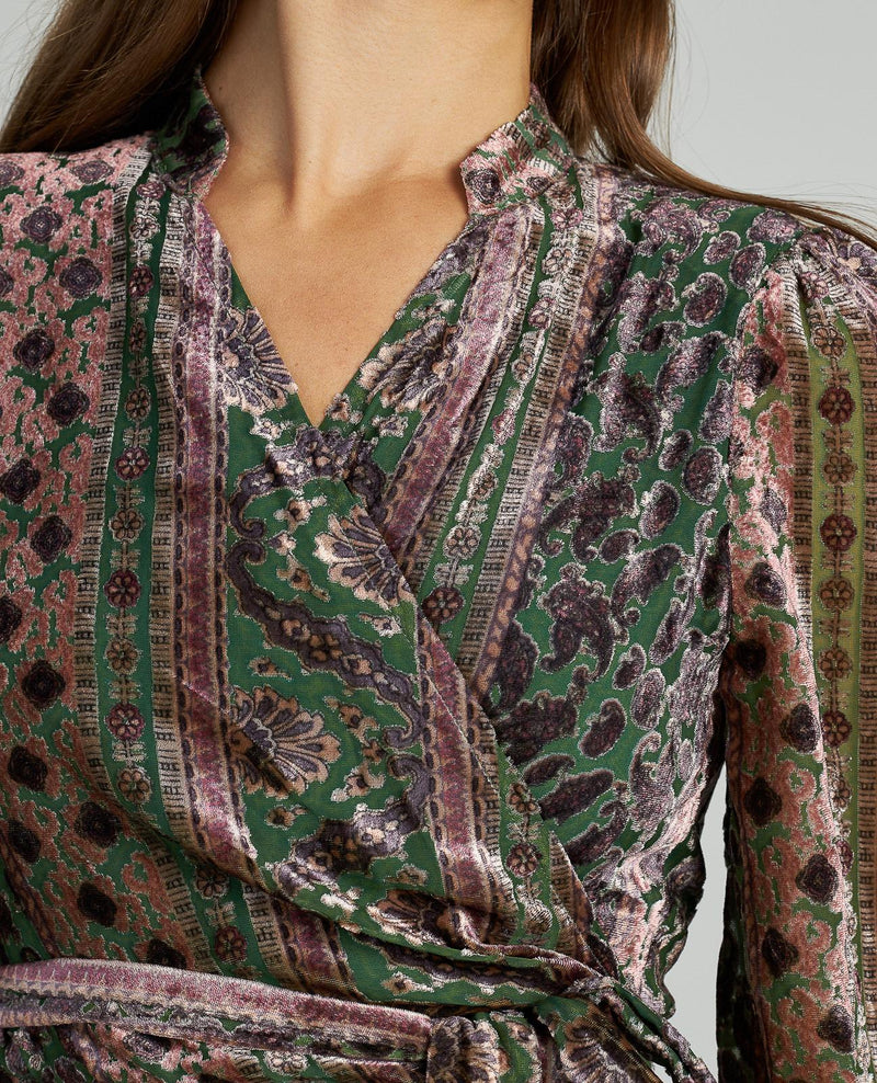 VESTIDO MIDI TERCIOPELO