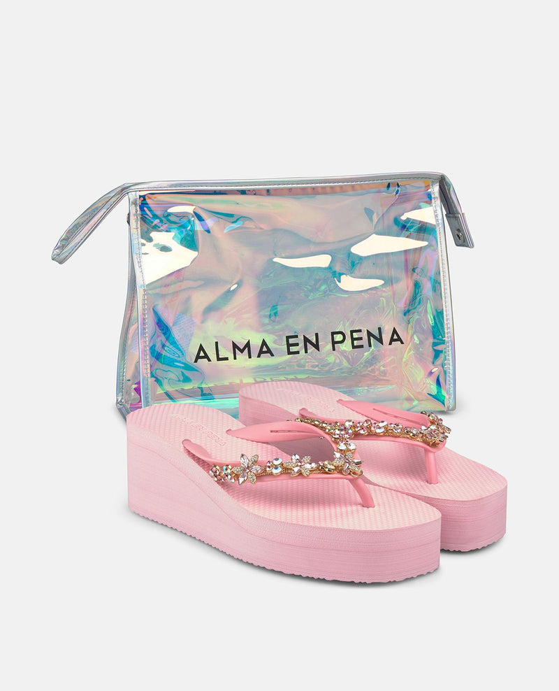 CHINELO DE DEDO FLOR DE STRASS