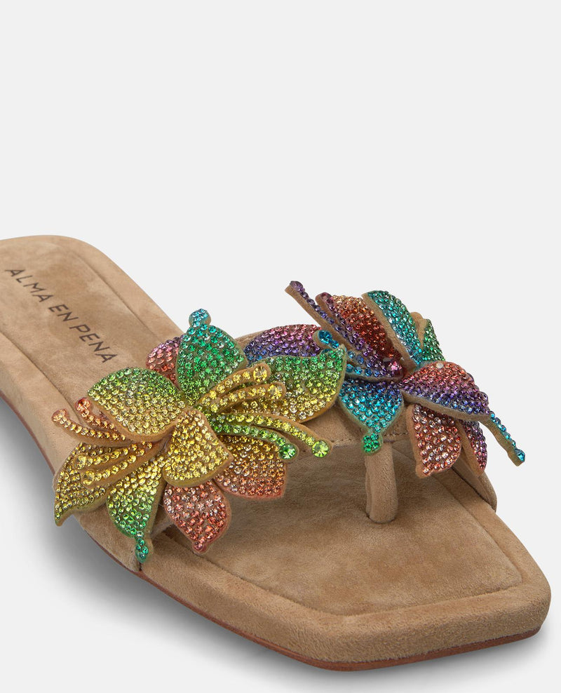 FLAT SANDAL FLOWERS