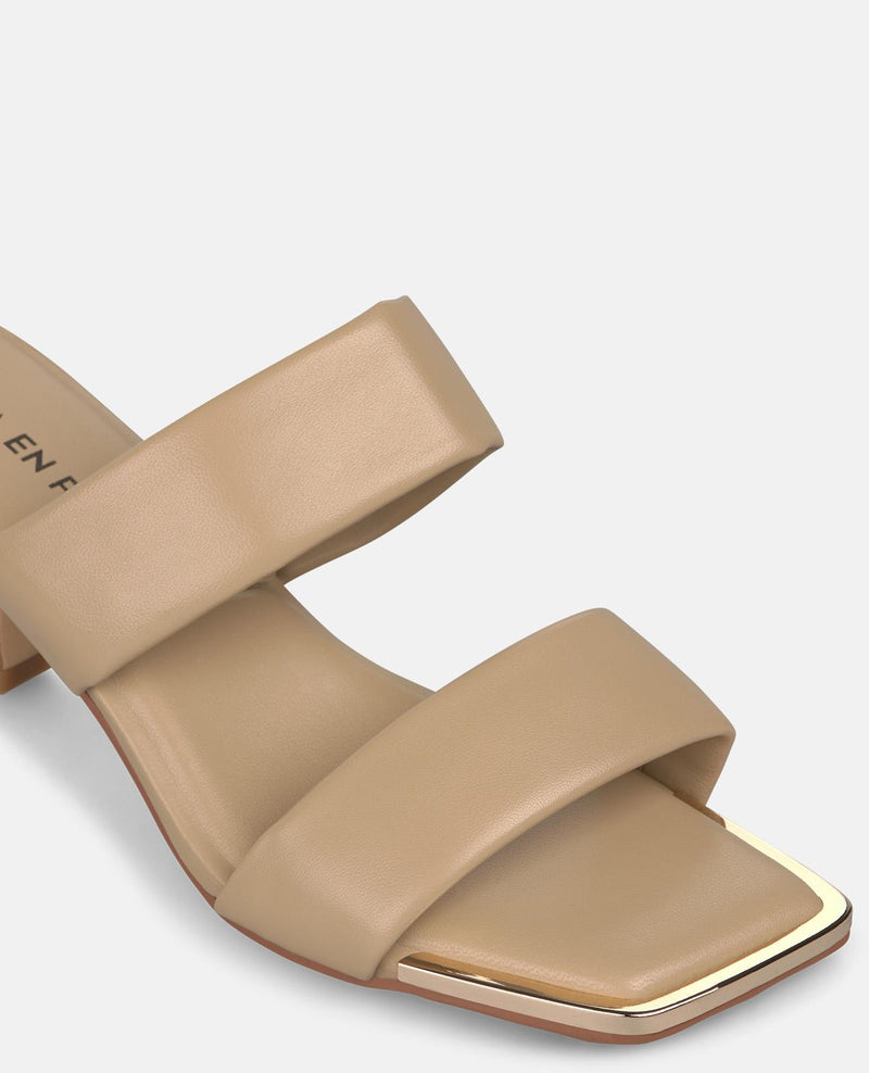 SANDALIA DOBLE TIRA EN NAPA