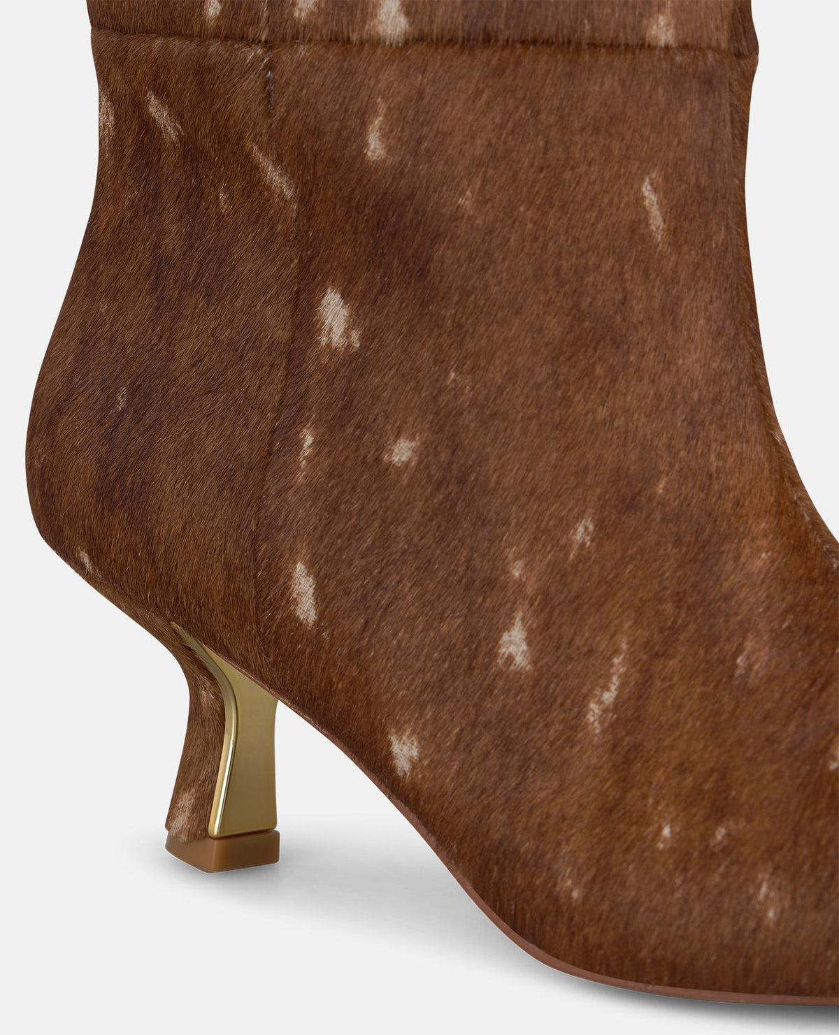 ANIMAL-PRINT LEATHER BOOTS