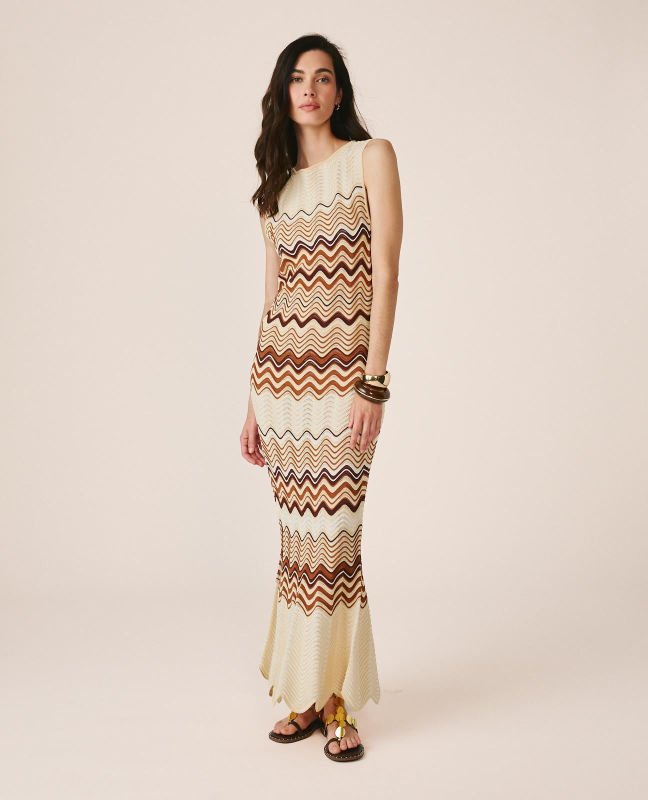 VESTIDO PUNTO SIN MANGAS