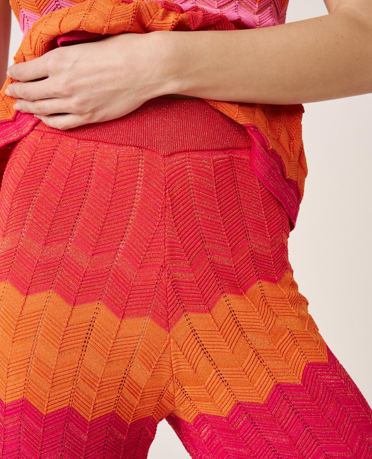 STRAIGHT KNIT TROUSERS