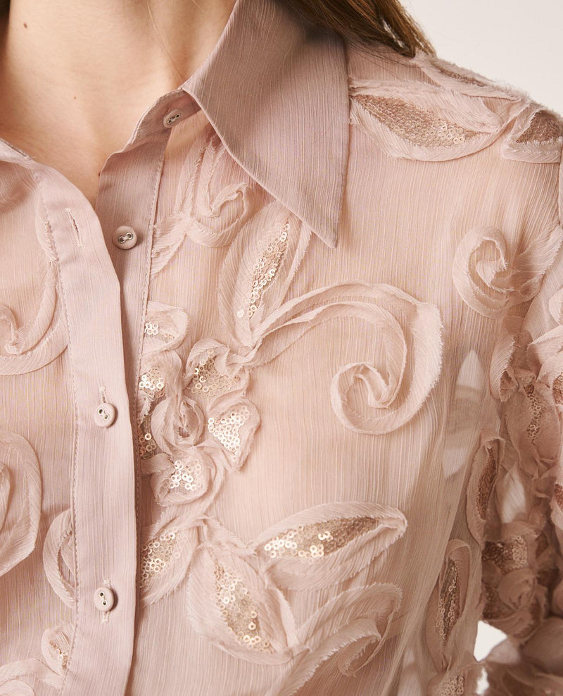 CAMISA LARGA BORDADA