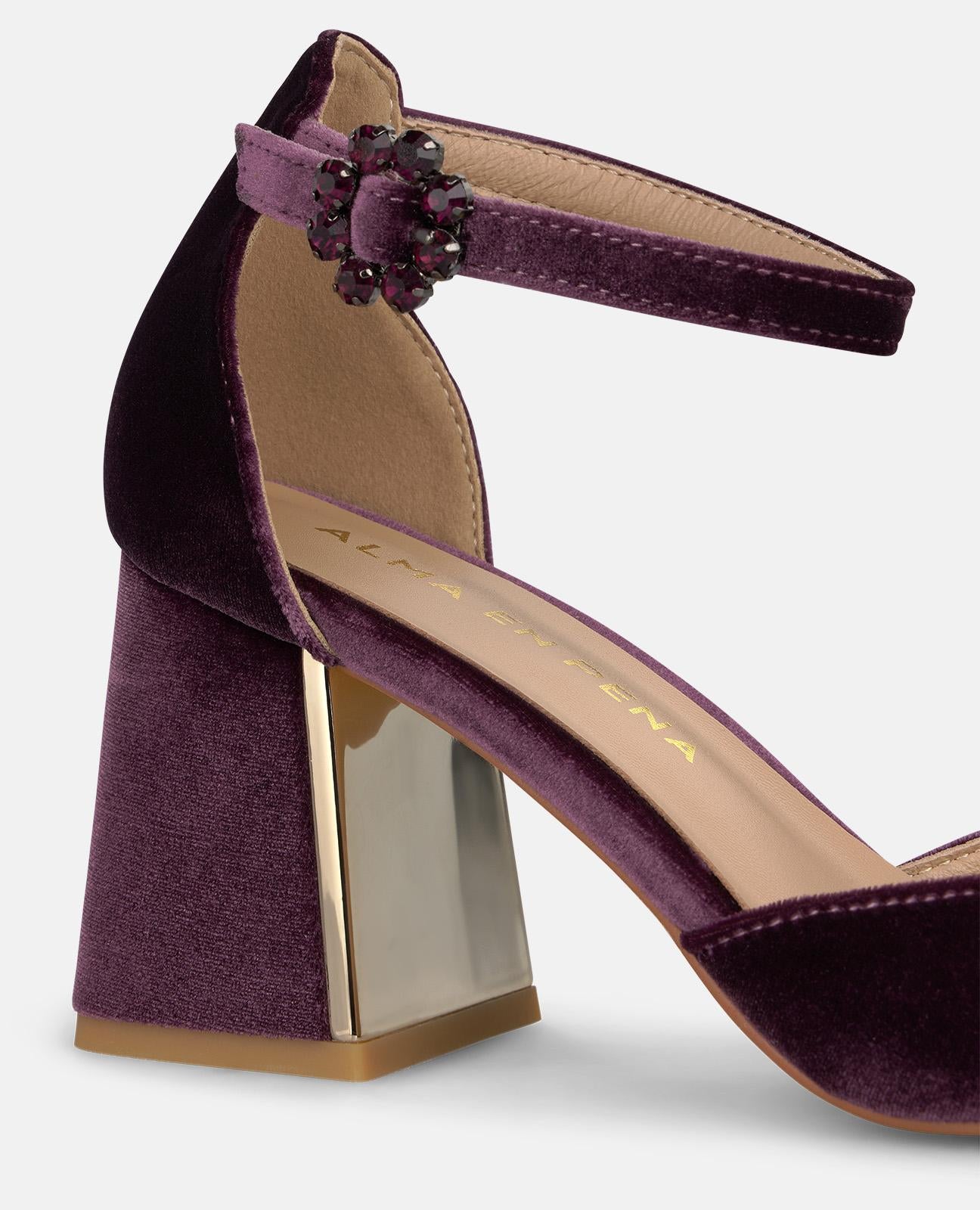 ZAPATO SALÓN DE TERCIOPELO
