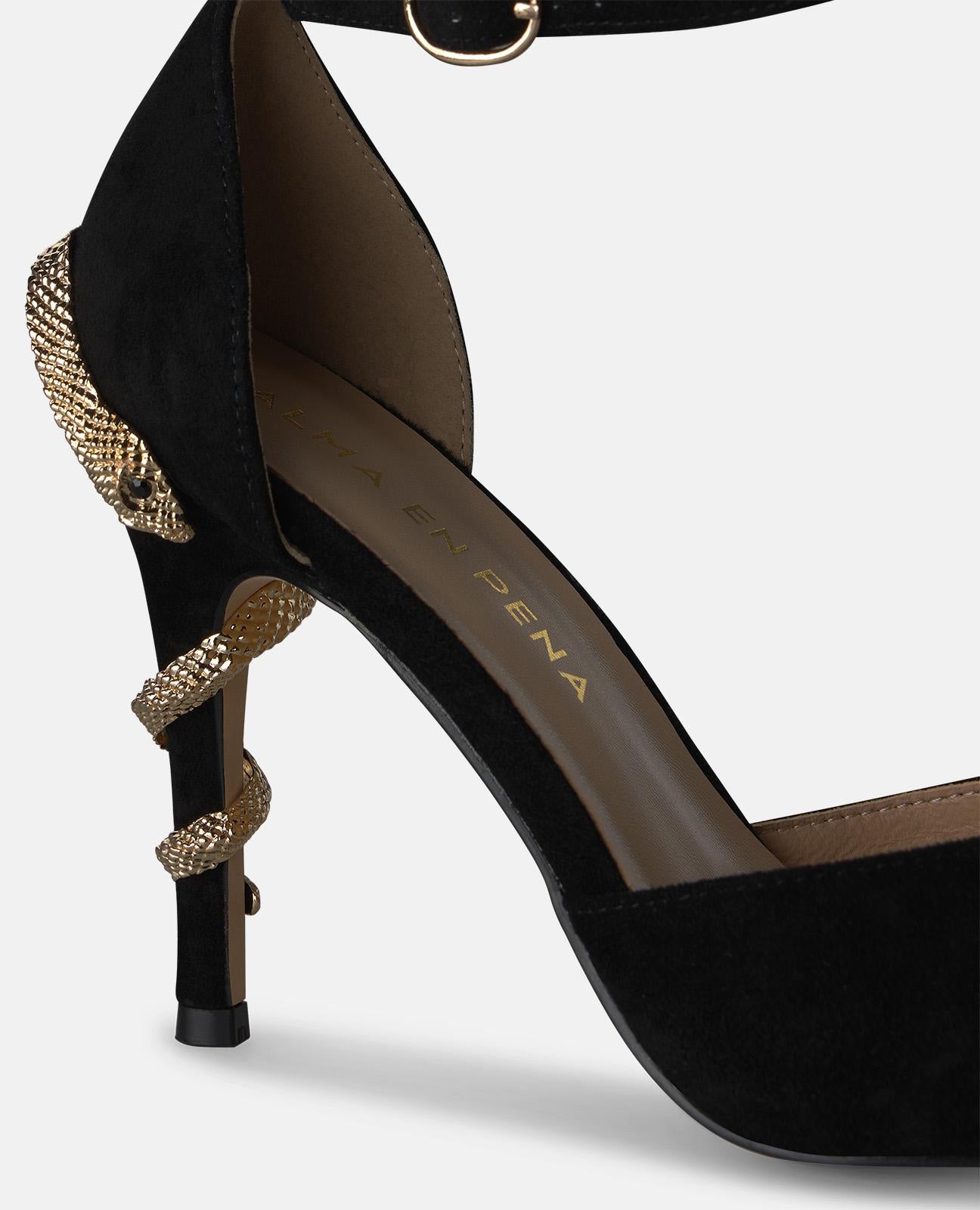 ZAPATO CON SERPIENTE TACÓN