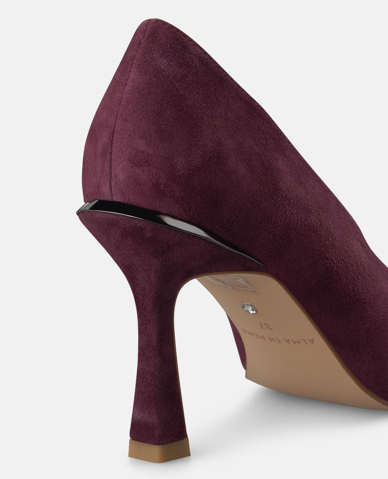 ZAPATO TACÓN DE ANTE