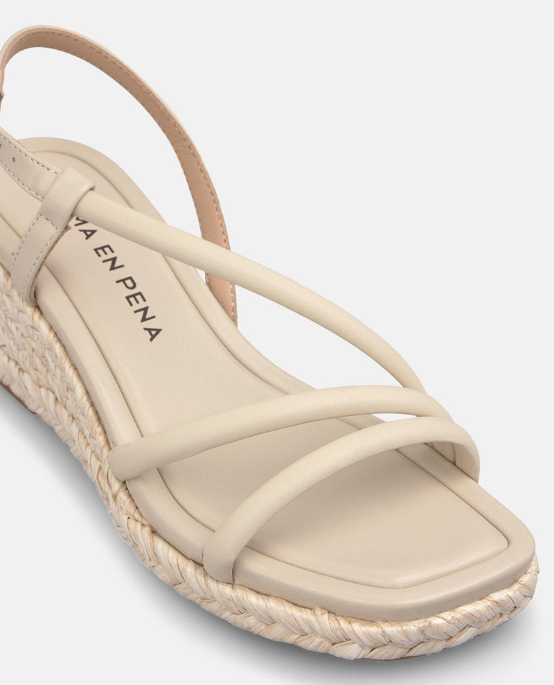 SANDALIA CUÑA TUBULAR