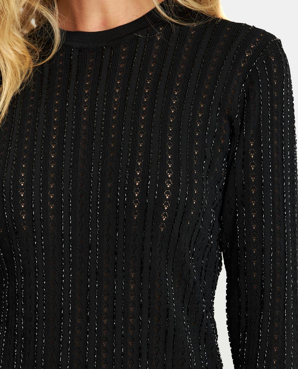 PULL TRICOTÉ AJOURÉ