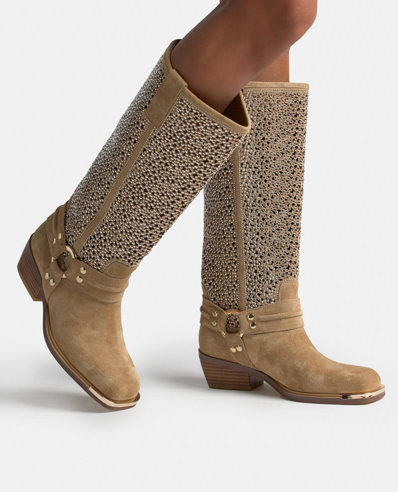 OPENWORK BOOT WITH DETAILS