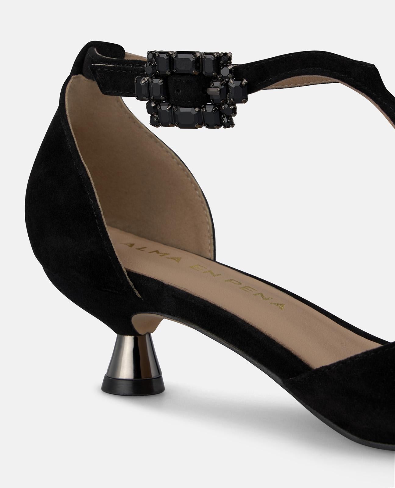 ZAPATO TACÓN CHUPETE DE ANTE