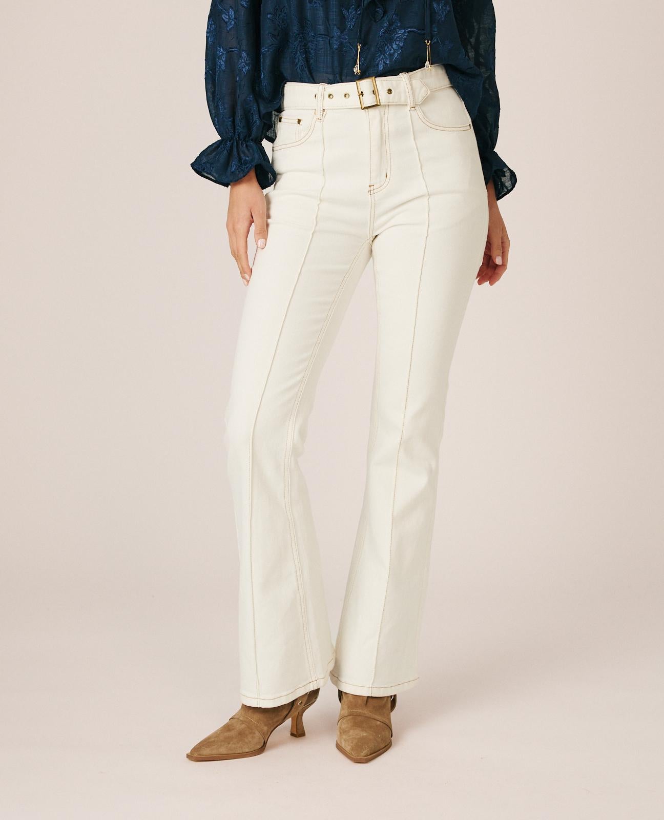 DEMIN FLARE PANTS