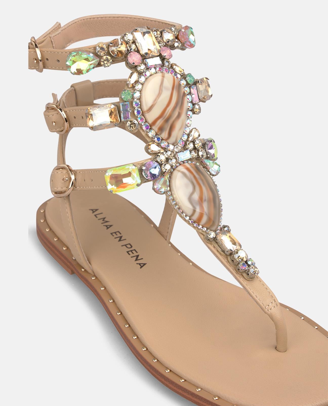 SANDALIA ESTILO GRIEGO JOYA