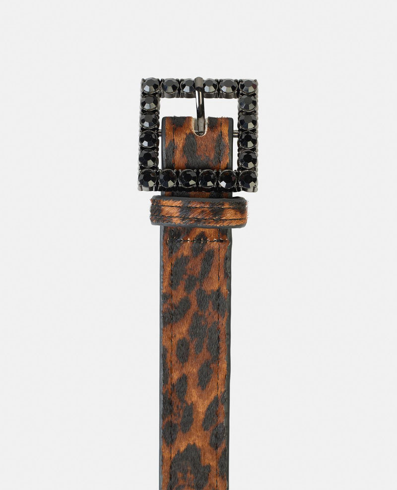 BUCKLE BELT WITH RHINESTONES