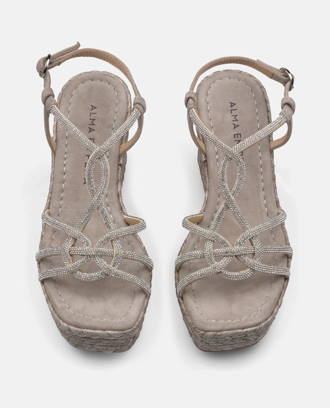 CUÑA TIRAS ENTRELAZADAS