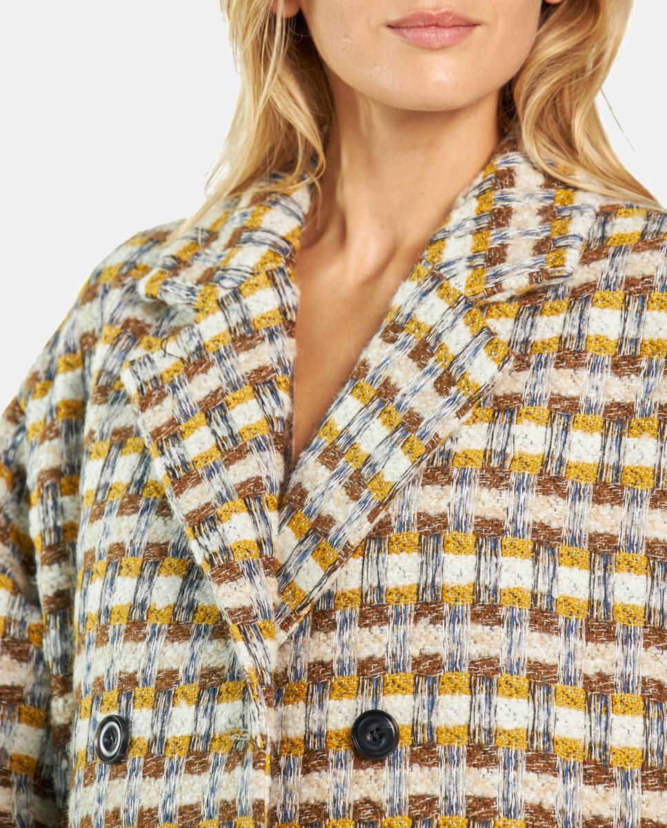 LONG DOUBLE-BREASTED COAT